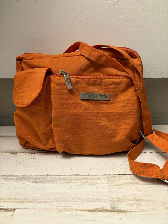 Baggallini Handbags - Baggallini Orange Lightweight Crossbody Bag
